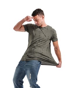 T-shirt pour homme en sublimation, 100% coton, mode estivale, haute qualité, léger, séchage rapide, écologique, coupe ample, manches courtes - Product Image 4