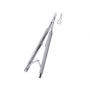 SHARIF ELAHI CORPORATION Castroviejo Barraquer Micro aiguille tenant la pince TC conseils manuel allemand ensemble d'instruments en acier inoxydable - Product Image 2