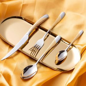 Decorative stainless steel cutlery set for <b>kitchen</b> dining <b>table</b> durable rust resistant polished finish modern stylish design - Product Image 6