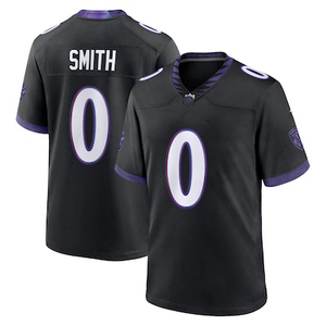 Wholesale American Football Jersey Custom Team <b>Name</b> Number Breathable Mesh Sportswear High Quality 100% Polyester Short Solid - Product Image 3