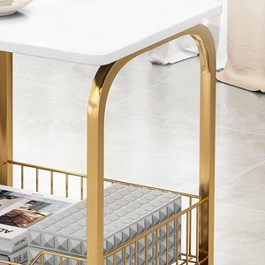 Mesa de Centro Moderna y Duradera con Estructura Metálica para Sala de Estar - M.F. EXPORTACIONES INTERNACIONALES Modelo MF-AB-203 - Product Image 4