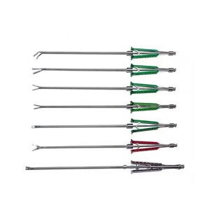 Ensemble d'instruments chirurgicaux laparoscopiques réutilisables 5mm/10mm : Pince, Ciseaux, Porte-aiguille, Dissecteur pour Chirurgie Minimiquement Invasive - Product Image 6