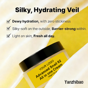 Creme Facial OEM com 92% de Colágeno e Mucina de Caracol - Hidratante Leve com Alantoína para Alívio da Acne e Fortalecimento da Barreira de Hidratação - Product Image 6