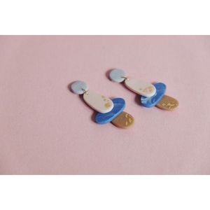 Luxury Handmade <b>Resin</b> <b>Earrings</b> Premium Quality Material Elegant Party Fashion Accessories Crystal Style Lightweight Comfortable - Product Image 4
