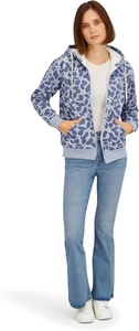 Sudadera con Capucha Estampada Floral, Forro Polar Ecológico, Corte Regular, Informal, Tejido de Punto, Poliéster, Unisex, Ropa de Invierno - Product Image 6