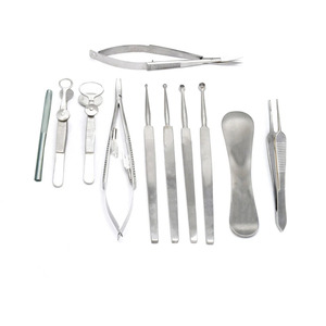 JAMSO INDUSTRIES Kit de Instrumentos para Cirugía Ocular de Calázion, Set Oftálmico para Cirugía de Cataratas JI-3052, Certificado CE Clase I, Manual, 1 Año de Garantía - Product Image 2