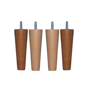 Patas de Muebles de Madera Maciza de Caucho OEM de Vietnam, Modernas, Resistentes, Fáciles de Montar, para Sofá, Cama, Gabinete, Sala de Estar, Apartamento - Product Image 4