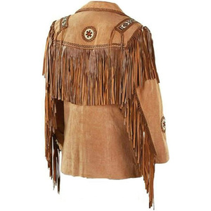 Premium Western Fringe <b>Suede</b> Leather <b>Jacket</b> Stylish Vintage Cowboy Fashion <b>Jacket</b> Professional Manufacturer - Product Image 6