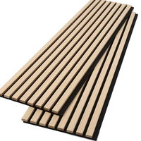 Panneau acoustique en bois Akupanel, panneau en MDF plaqué, feutre PET, panneau absorbant le son pour la décoration murale et de plafond intérieure