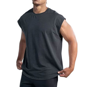 เสื้อกล้ามออกกำลังกายผู้ชาย ราคาดีที่สุด วัสดุระบายอากาศได้ 100% ทันสมัยและมีสไตล์ - Product Image 1