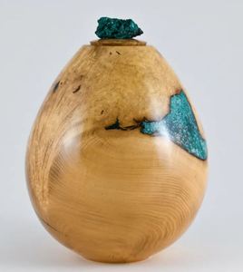 <b>Memorial</b> Gallery Cherry Red Brass Cremation Urn (3" <b>Keepsake</b>, Plain) Red Color with Premium Case Cremation Urns - Product Image 6