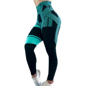 Conjunto de Leggings Deportivos Sencillos para Mujer, Cintura Alta, Largo Completo, Ecológicos, Transpirables, para Entrenamiento, Gimnasio, Fitness, Yoga - Product Image 4