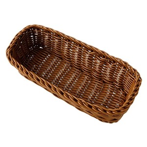 Handmade <b>Wicker</b> Storage <b>Basket</b> Rectangle Rustic Weaved Kitchen Neatening <b>Basket</b> - Product Image 3
