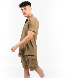 Running Jogging Fitness Wear Vintage Printed <b>Twin</b> <b>Sets</b> Men's <b>Set</b> Matching Shorts Polo Shirt Two Piece <b>Twin</b> <b>Sets</b> - Product Image 3