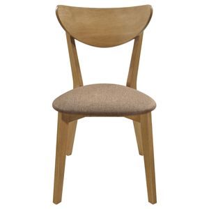 Juego de 2 Sillas de Comedor de Madera de Nogal Claro Carson - Product Image 5