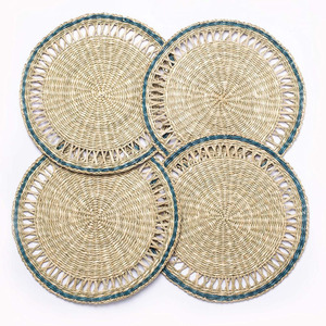 Juego de Platos Base de Fibra Natural Más Vendidos, Tamaños Personalizables, Variedad de Colores, Salvamanteles de Ratán Hechos a Mano para Decoración de Mesa, Desde Vietnam - Product Image 5