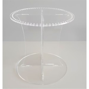 Modern Clear Acrylic Cake Stand Detachable Round Dessert Display <b>Riser</b> Holder <b>Table</b> Centerpiece for Wedding Birthday Event Stand - Product Image 2