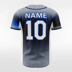 Maillot de baseball personnalisé rose unisexe de haute qualité, en sergé, à manches courtes, respirant, avec boutons, pour le sport, à rayures simples, vente en gros à prix abordable - Product Image 3