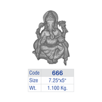 Lord Ganesha Treppen- und Balkongeländer aus Gusseisen, Rahmenloses Modernes Design, Luxuriöses Villengeländer, Rostbeständig mit Religiösem Motiv
