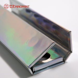 Caja de embalaje de paleta de sombra de ojos de 6 colores de maquillaje holográfico arcoíris personalizado - Product Image 3