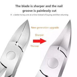 Coupe-ongles avec logo personnalisé de haute qualité pour bébés Conception confortable avec lame tranchante incurvée en acier inoxydable pour les doigts - Product Image 3