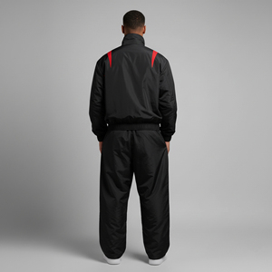 Chándal Deportivo Unisex de Talla Grande, de Nailon, Impermeable, Transpirable, con Cremallera y Bolsillo Lateral, Impresión Personalizada, Venta al Por Mayor OEM - Product Image 2
