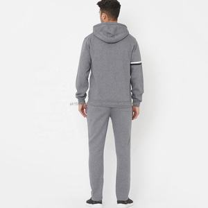 Vente en gros de survêtements deux pièces à manches longues en coton pour hommes, jogging, vêtements de sport lourds, survêtement de marque privée, prix bon marché - Product Image 3