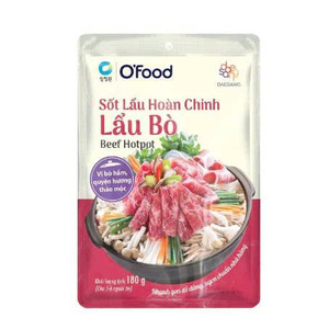 O’Food Beef Hotpot <b>Soup</b> Base 180g – Ready to Use Savory Sauce | OEM Private Label | Bulk Wholesale Supply - Product Image 1