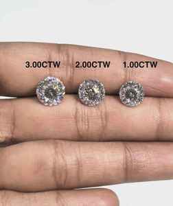 Diamante Portugués de Corte Redondo Cultivado en Laboratorio de 1.01 a 3.01 Quilates, Certificado por IGI, Piedra Suelta para la Fabricación de Joyas, Pendientes y Colgantes - Product Image 3