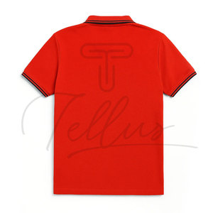 เสื้อเชิ้ตผู้ชายทรงเข้ารูปคุณภาพสูง ผ้าฝ้าย 100% คอปก ระบายอากาศ แห้งเร็ว ซิป ¼ - Product Image 2
