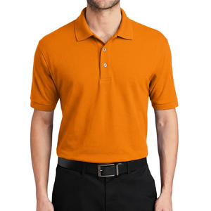 เสื้อโปโลชายสีพื้น ปักโลโก้ได้ ระบายอากาศดี แขนสั้น ใส่สบายๆ สำหรับฤดูร้อน เหมาะสำหรับเล่นกอล์ฟ - Product Image 5