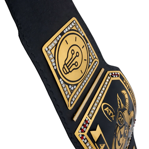 Cinturón de Campeonato PLM 2025 Más Valioso Personalizado Brad Nikkari G.O.A.T. Diseño de Cinturón de Campeonato de Lucha Libre - Product Image 3