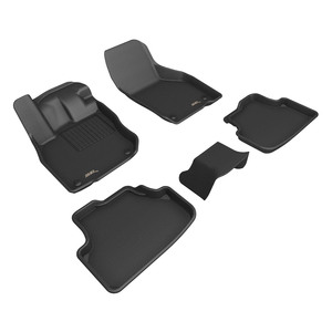 Tapis de sol 3D MAXpider sur mesure Kagu (noir) compatible avec VOLKSWAGEN Golf eTSI 2025+ - Ensemble complet - Product Image 1