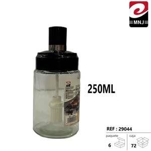 Tarro para Condimentos de 250ml con Brocha para Aceite, Botellas para Condimentos, Tarro para Especias - Product Image 3
