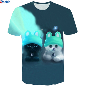 T-shirt pour homme, sublimation, vente flash, t-shirts imprimés en 3D, col rond, manches courtes, tee-shirt pour enfants et adultes, hauts tendance - Product Image 5
