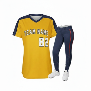 2026 High Quality Custom Printed Baseball Uniform Set 100% Polyester Breathable Quick-Dry Team Wear Unisex Baseball Jersey Short - Product Image 1