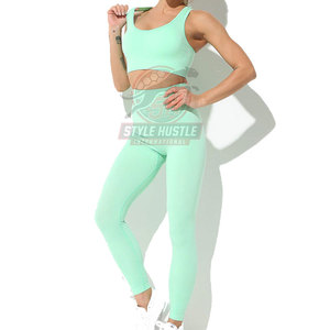 Conjunto de Yoga para Mujer, Último Estilo, MOQ Bajo, Venta Directa de Fábrica, Conjunto de Yoga de Alta Calidad - Product Image 4