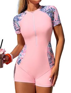 Traje de Baño de Una Pieza Sexy para Mujer, Estilo Veraniego, para Playa, Bikini, Ropa Deportiva para Exteriores, OEM ODM - Product Image 1