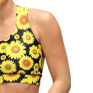 Nuevo Sujetador Deportivo Sexy para Mujer, Talla Grande, de un Solo Hombro, Sublimado, Transpirable, para Yoga, Gimnasio y Fitness - Product Image 3