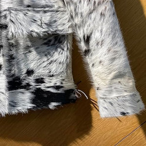 เสื้อแจ็คเก็ตนักบินหนังวัวแท้สำหรับผู้ชาย แขนยาว สไตล์คลาสสิก บุภายในอุ่น วัสดุทนทาน กันลม เหมาะสำหรับฤดูหนาว - Product Image 5