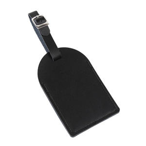 Étiquettes de bagages en cuir PU personnalisées avec logo, vente en gros d'usine, protection de la vie privée de haute qualité, étiquettes de voyage pour bagages - Product Image 5