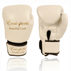 Guantes de Boxeo Erni Sports de Piel Sintética PU, Estilo Doble, 8oz-16oz, Correa Ajustable con Gancho y Bucle, Ligeros, para Niños, Unisex, Kickboxing, Muay Thai - Product Image 2