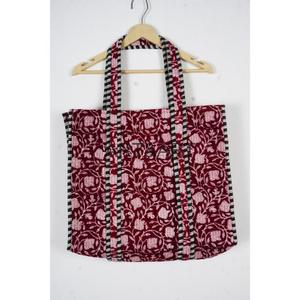 Bolso Tote Acolchado de Algodón, Hecho a Mano, Estilo Vintage, para Mujer, con Parte Superior Abierta, para Llevar al Hombro, Reutilizable, Ligero, Ecológico, de Gran Capacidad - Product Image 6
