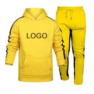 Conjunto Deportivo de Invierno para Hombre, Diseño de Lujo, Estilo Hip Hop, Tejido de Punto, 100% Algodón, Pantalones Deportivos, Sudadera con Capucha, Jogger, Suéter - Product Image 3