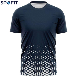 Latest Men's Formal Solid Sublimation T-Shirt Knitted Fabric Summer Style Fashion Color <b>100</b>% <b>Polyester</b> - Product Image 1