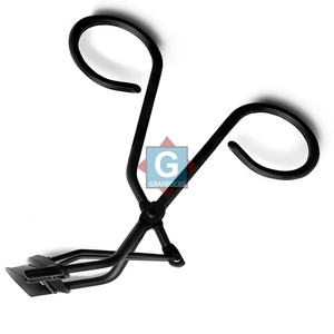 Recourbe-cils en acier inoxydable noir, poils synthétiques, style long naturel pour extensions de cils, soins de beauté - Product Image 2