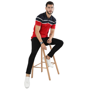 Vente flash - Polo personnalisé pour homme - 100% polyester - Avec poche zippée - Séchage rapide - Manches courtes - Polo de sport - Golf - Respirant - Product Image 3