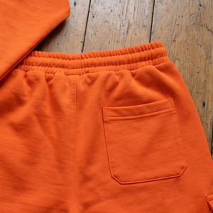 Conjunto de Dos Piezas para Hombre, Sudadera de Cuello Redondo y Pantalones Cortos Cargo, Conjunto Deportivo con Cordón Ajustable, Unisex - Product Image 3