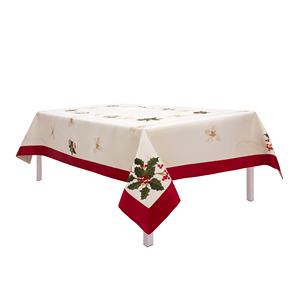 Nappe de table personnalisable, lavable, géométrique, imprimée en blanc, style simple, faite à la main, pour la salle à manger à domicile - Product Image 4