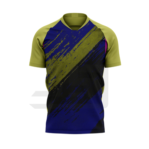 เสื้อฟุตบอลพรีเมียม 100% ผ้าฝ้าย ระบายอากาศ ป้องกันแบคทีเรีย พิมพ์ลายทนทาน สำหรับชุดทีม ซ้อม และแข่งขัน - Product Image 6